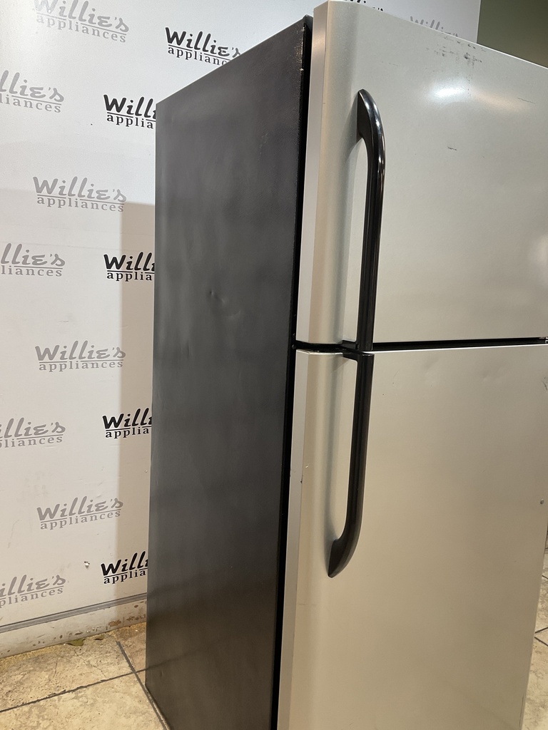 Frigidaire Used Refrigerator Top and Bottom 30x68 1/2” (Stainless Steel) 