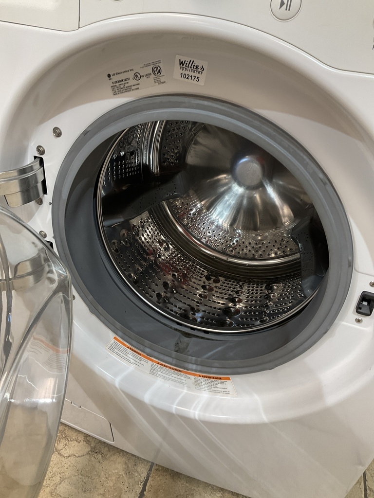 Lg Used Electric Set Washer/Dryer 220volts (30 AMP) 27inches {3 prong} (White) 
