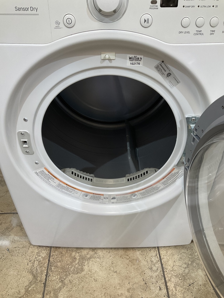 Lg Used Electric Set Washer/Dryer 220volts (30 AMP) 27inches {3 prong} (White) 