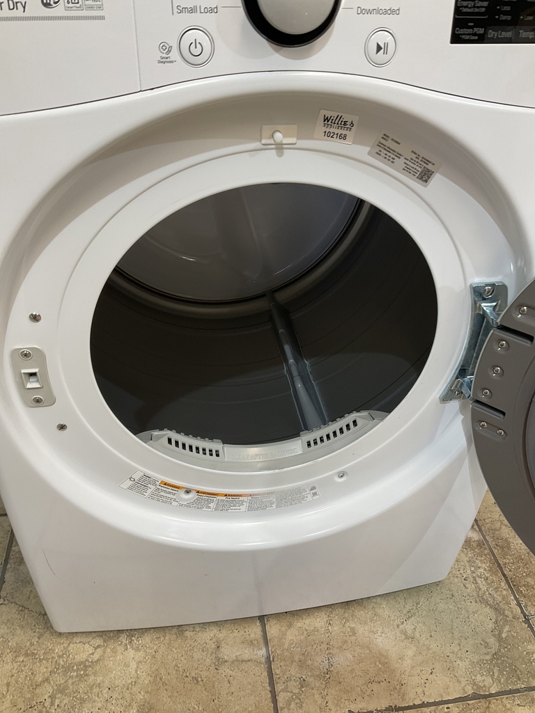 Lg Used Electric Dryer 220volts (30 AMP) 27inches {3 prong} (White) 