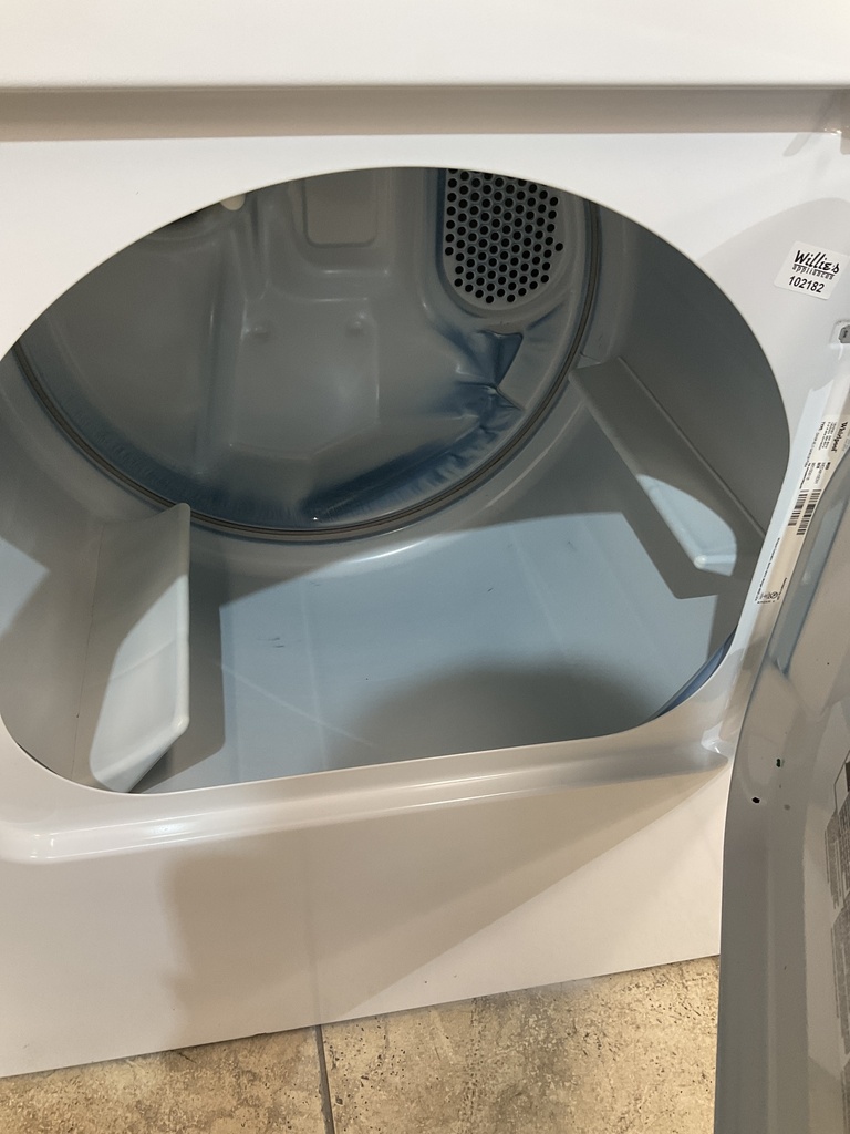 Whirlpool Used Electric Dryer 220volts (30 AMP) 29inches {no cord} (White) 