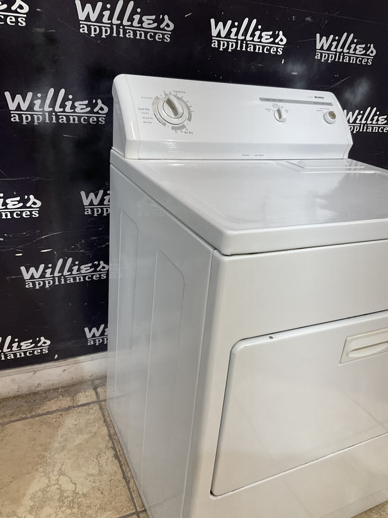 Kenmore Used Electric Dryer 220volts (30 AMP) 29inches {3 prong} (White) 