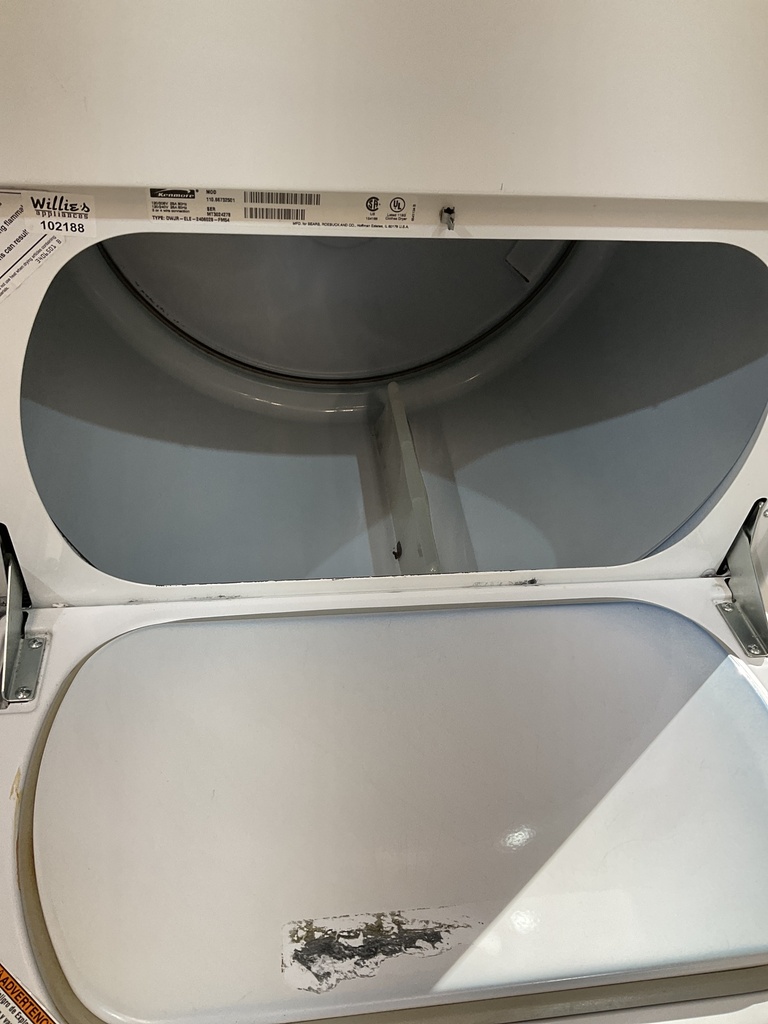 Kenmore Used Electric Dryer 220volts (30 AMP) 29inches {3 prong} (White) 