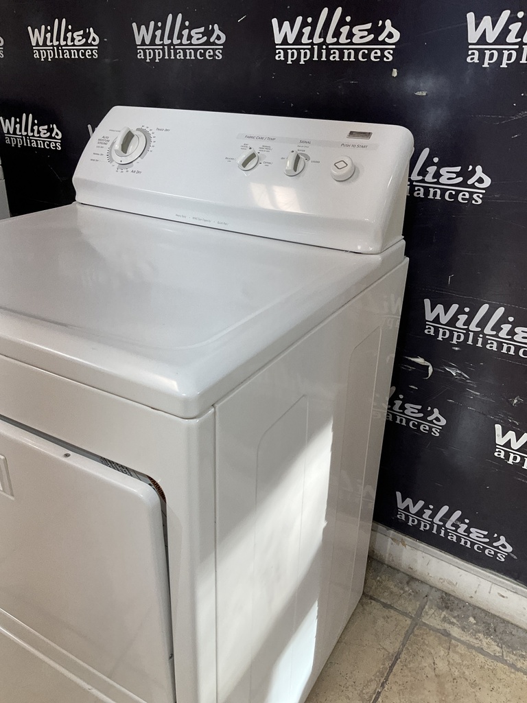 Kenmore Used Electric Dryer 220volts (30 AMP) 27inches {no cord} (White) 