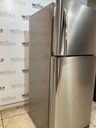 Frigidaire Used Refrigerator Top and Bottom 30x68 1/2” (Stainless Steel) 