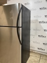 Frigidaire Used Refrigerator Top and Bottom 30x65 1/2’ (Stainless Steel) 
