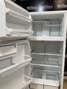 Ge Used Refrigerator Top and Bottom 28x67 1/2” (White)