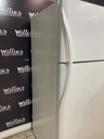 Frigidaire Used Refrigerator Top and Bottom 30x66 1/2” (White) 