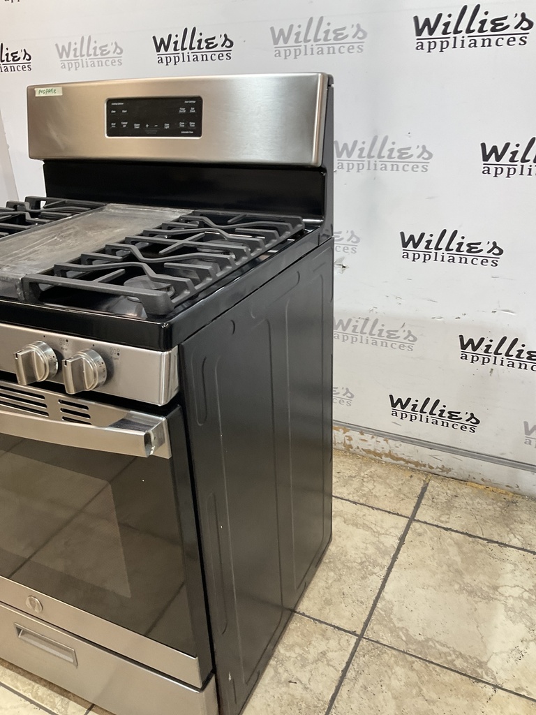 Ge Used Gas Propane Stove 30inches  (Stainless Steel) 