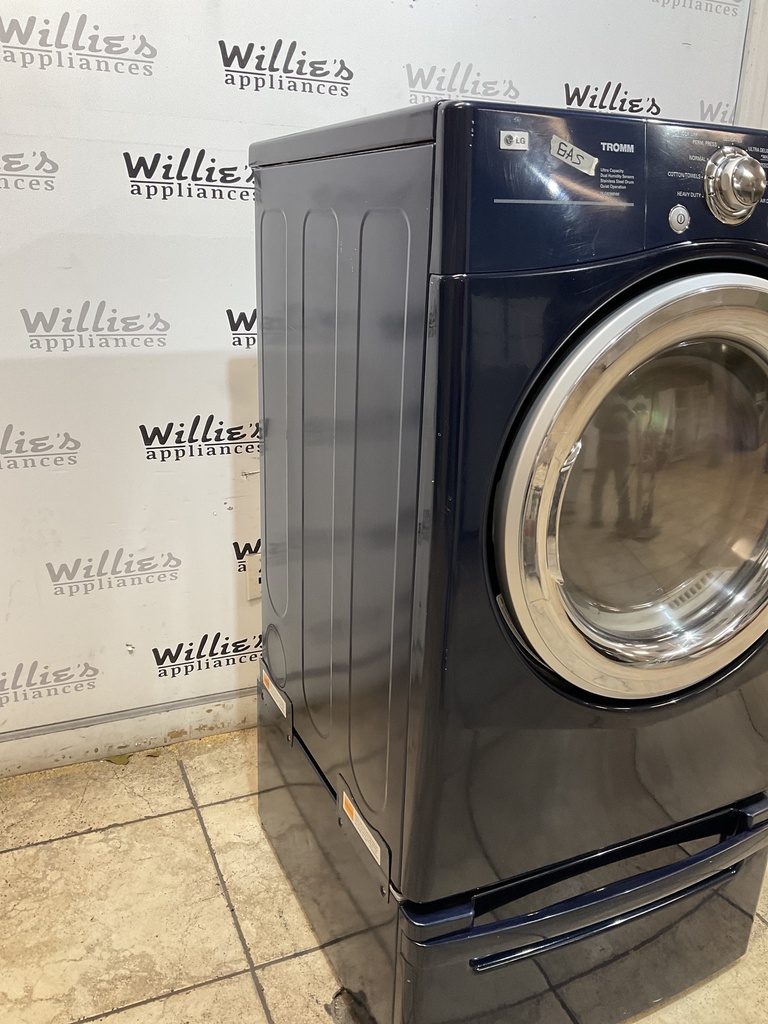 Lg Used Natural Gas Dryer 27inches (Blue) 