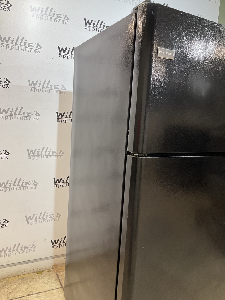Frigidaire Used Refrigerator Top and Bottom 30x69” (Black)