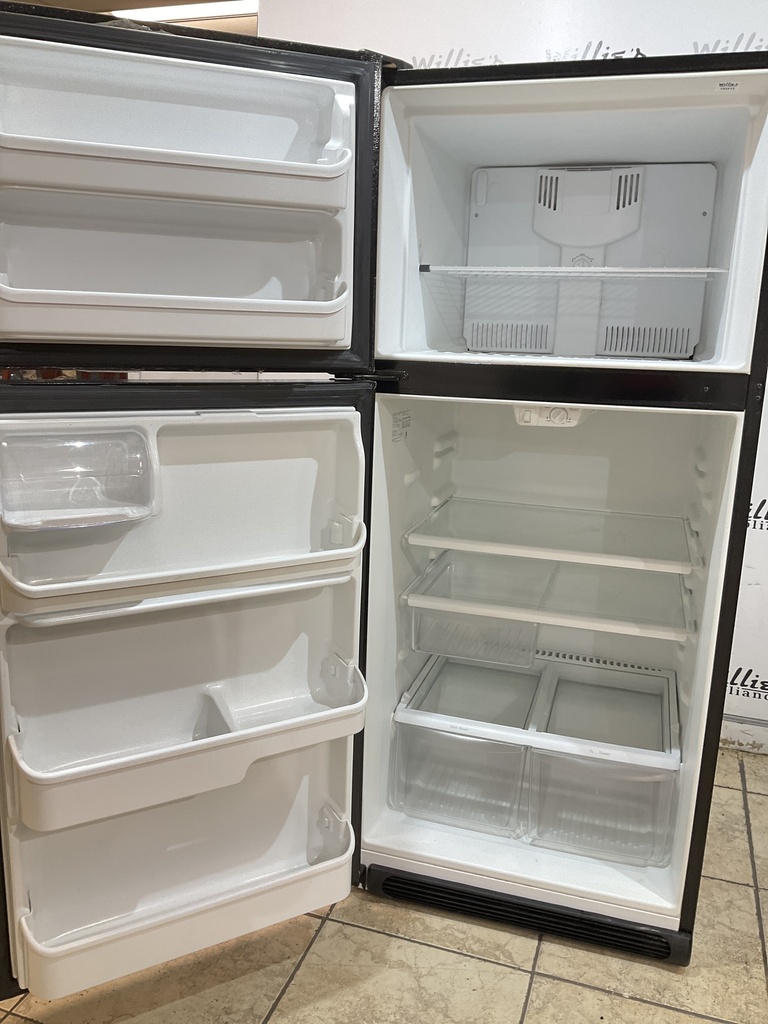 Frigidaire Used Refrigerator Top and Bottom 30x69” (Black)