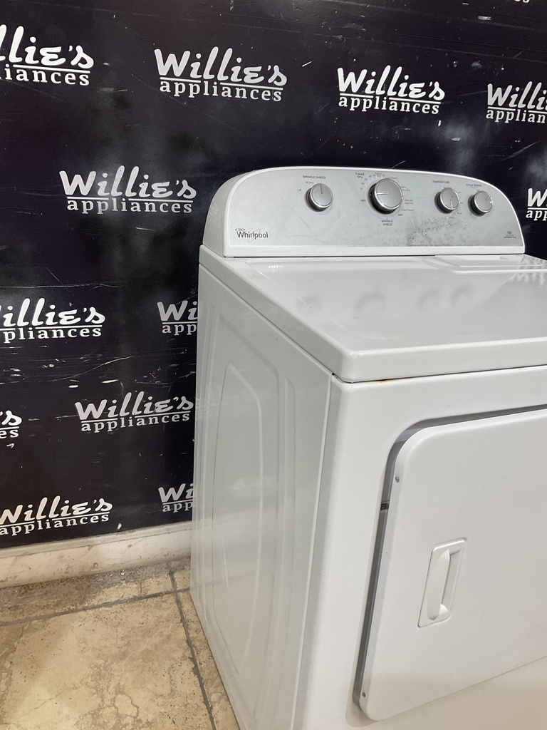 Whirlpool Used Electric Dryer 220volts (30 AMP) 29inches {3 prong} (White) 