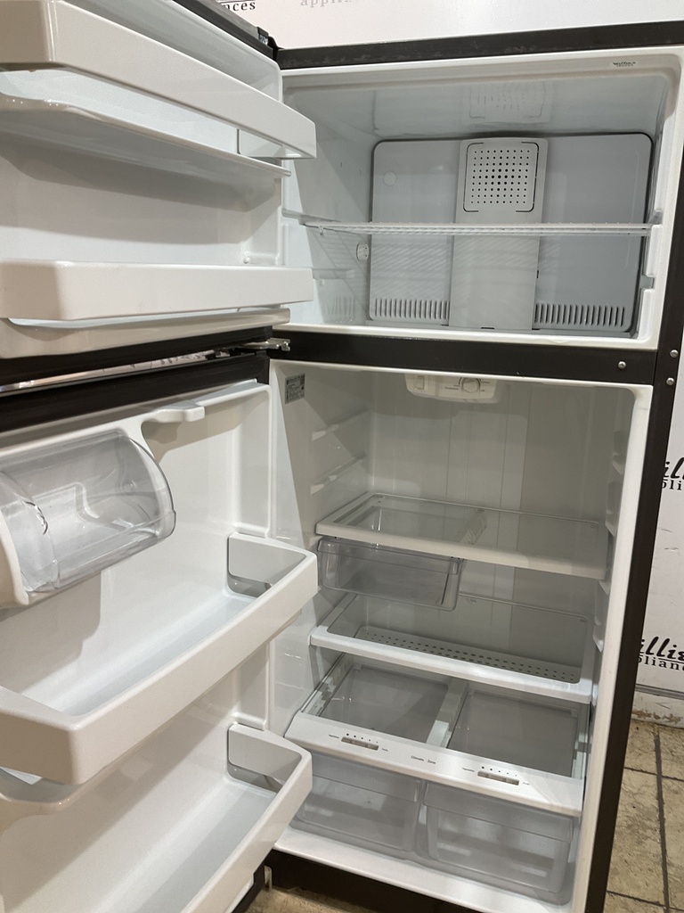 Ge Used Refrigerator Top and Bottom 28x64 (Stainless Steel) 