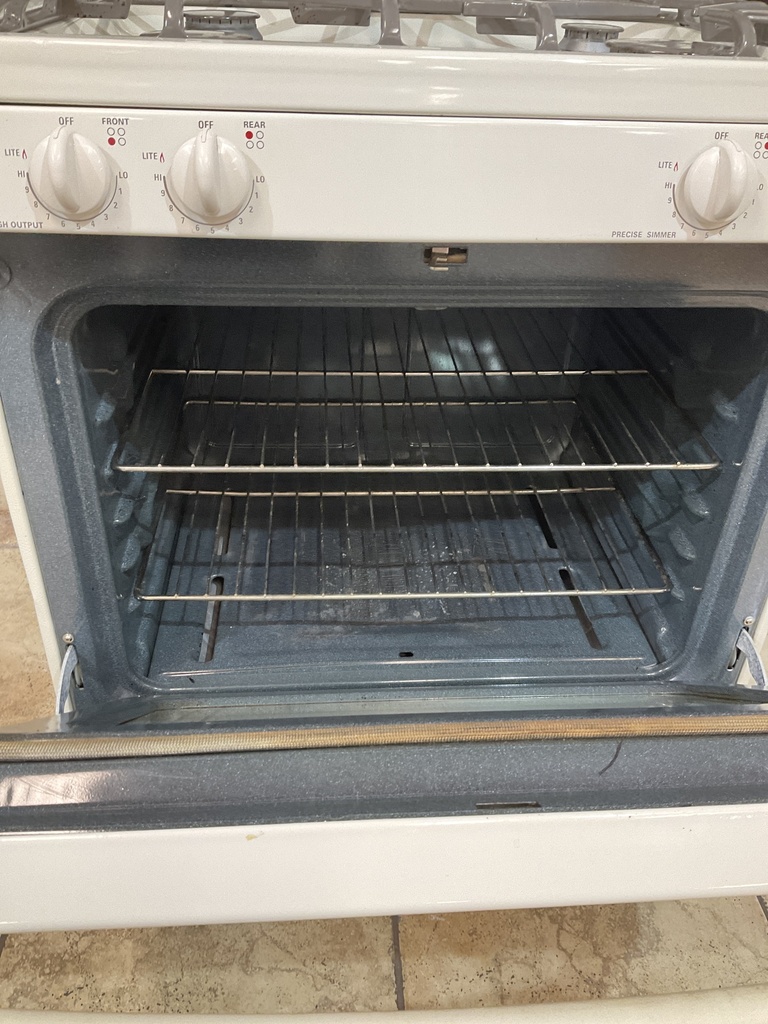 Ge Used Natural Gas Stove 30inches (Bisque)
