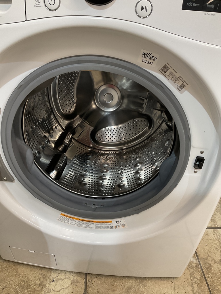 Lg Used Washer Front-load 27inches (White) 