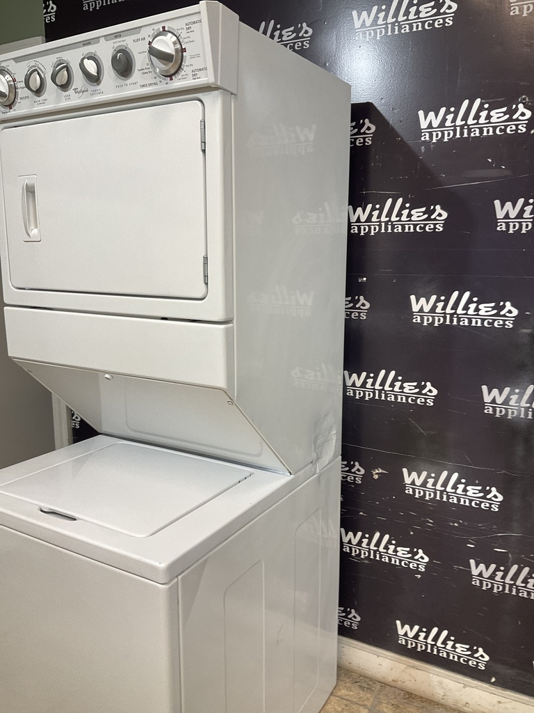 Whirlpool Used Electric Unit Stackable 220volts (30 AMP) 27x72 {3 prong} (White) 