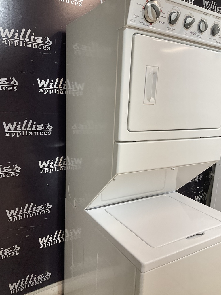 Whirlpool Used Electric Unit Stackable 220volts (30 AMP) 27x72 {3 prong} (White) 