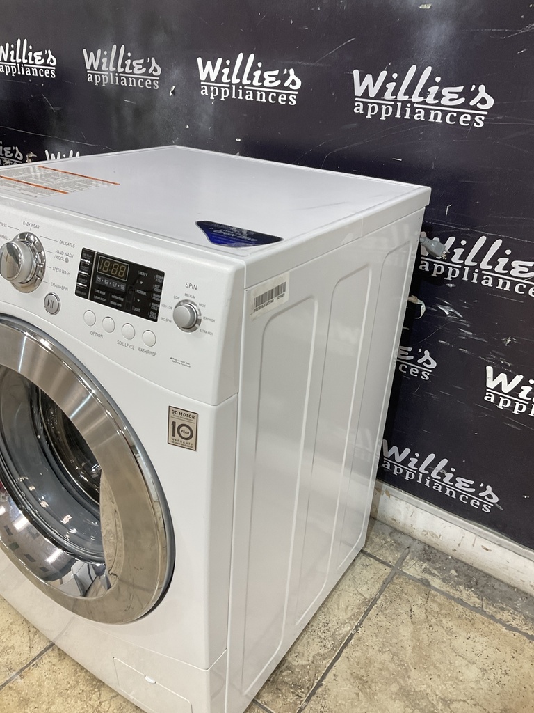 Lg Used Washer Front-load 23 1/2” (White) 