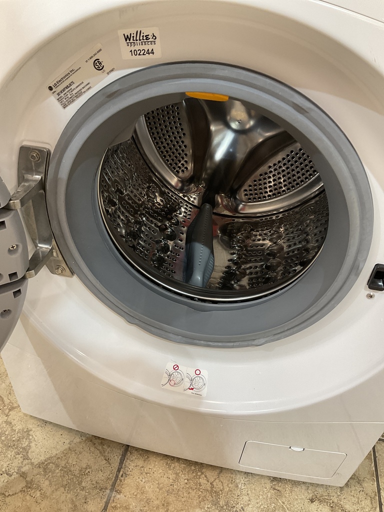 Lg Used Washer Front-load 23 1/2” (White) 