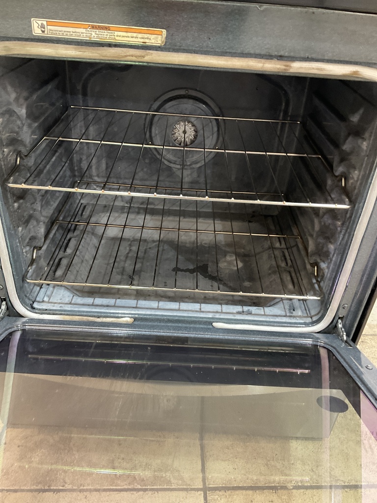 Whirlpool Used Electric Stove 220volts (40/50 AMP) 30inches {no cord} (Stainless Steel) 