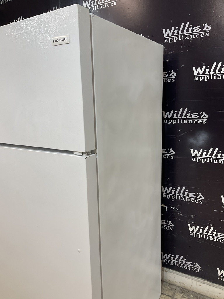 Frigidaire Used Refrigerator Top and Bottom 28x64 1/2” (White) 