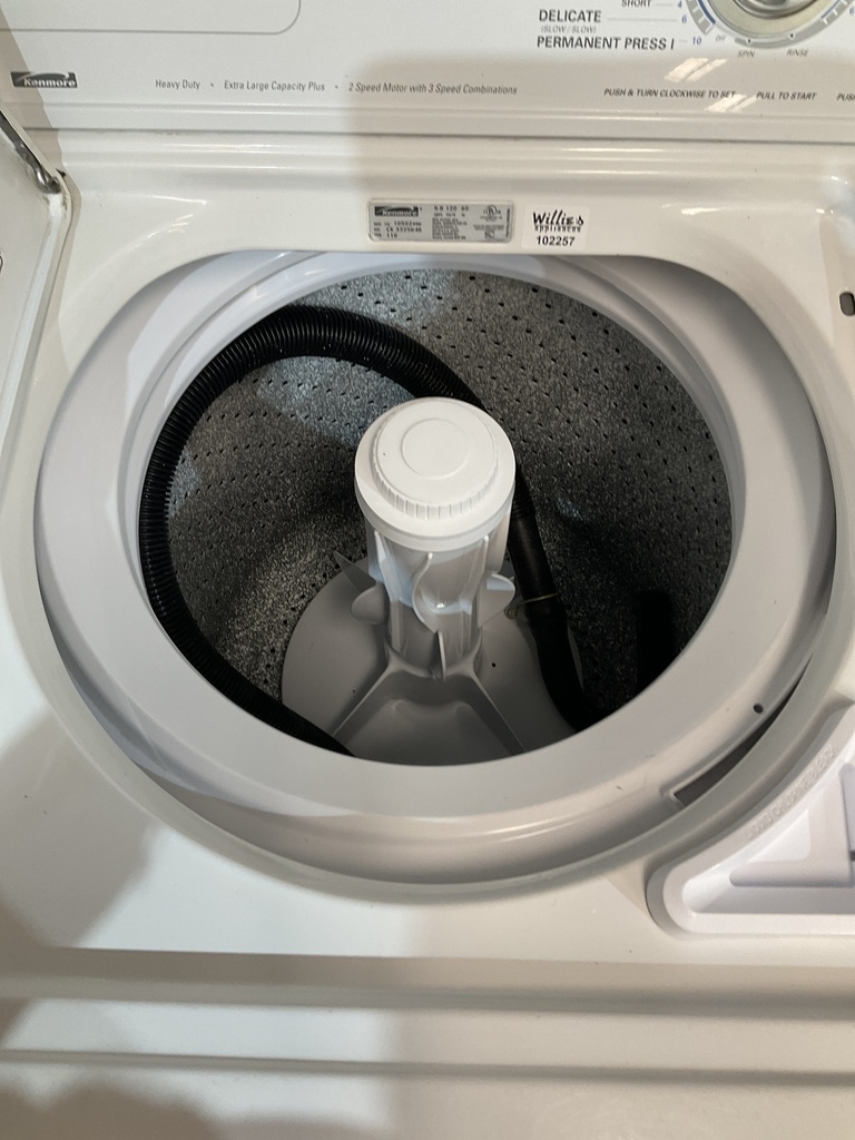 Kenmore Used Washer Top-load   24inches (White)