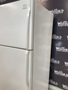 Whirlpool Used Refrigerator Top and Bottom 33x66 (White)