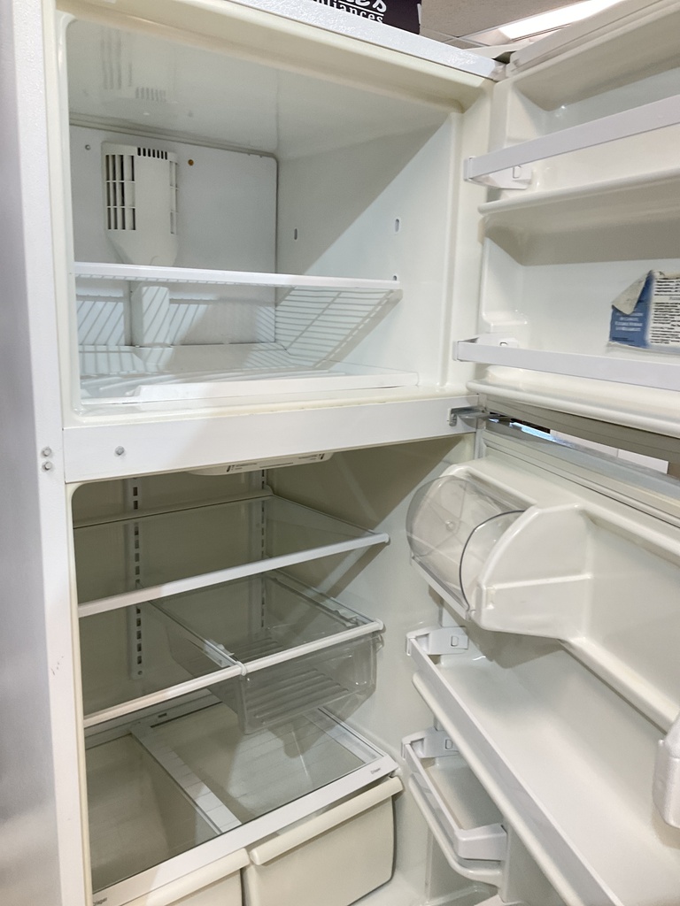 Whirlpool Used Refrigerator Top and Bottom 30x66 (White) 