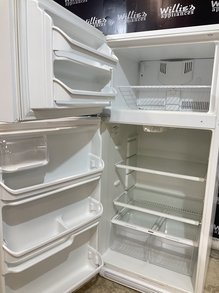 Kenmore Used Refrigerator Top and Bottom 30x65 1/2” (White)
