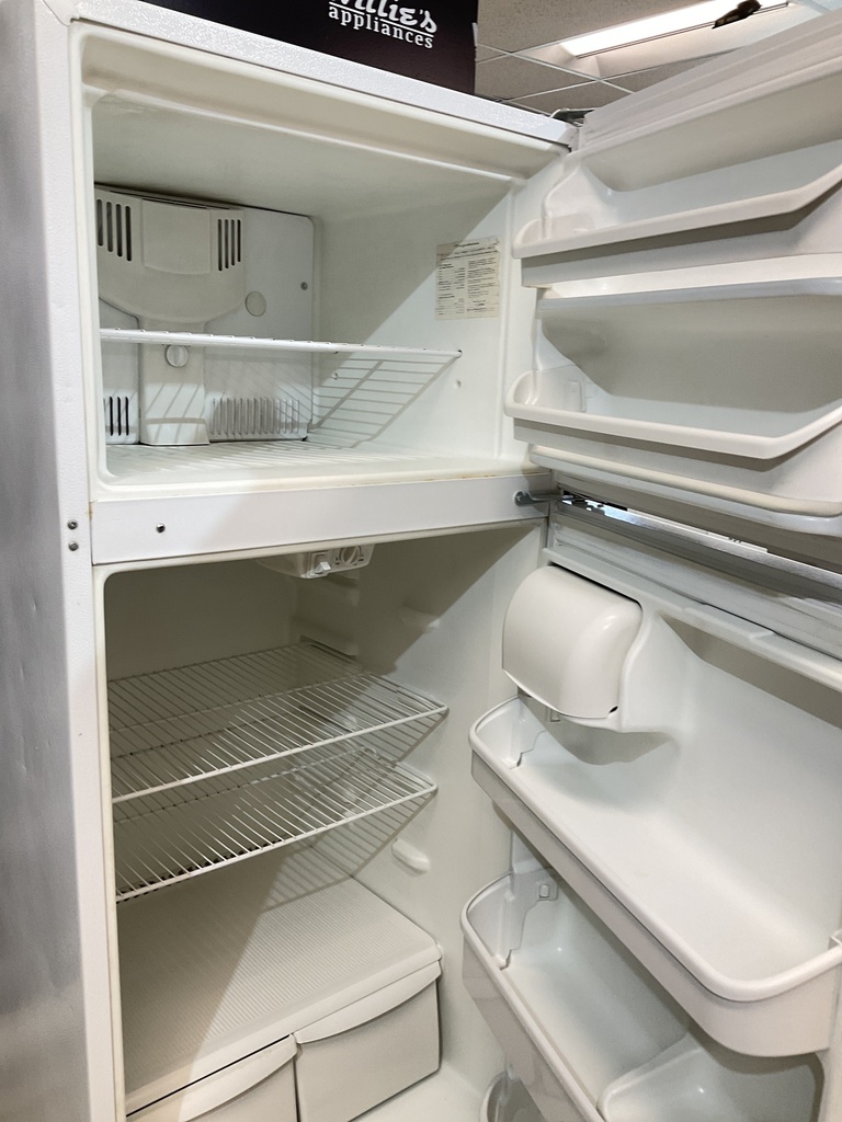 Frigidaire Used Refrigerator Top and Bottom 28x64 1/2” (White) 
