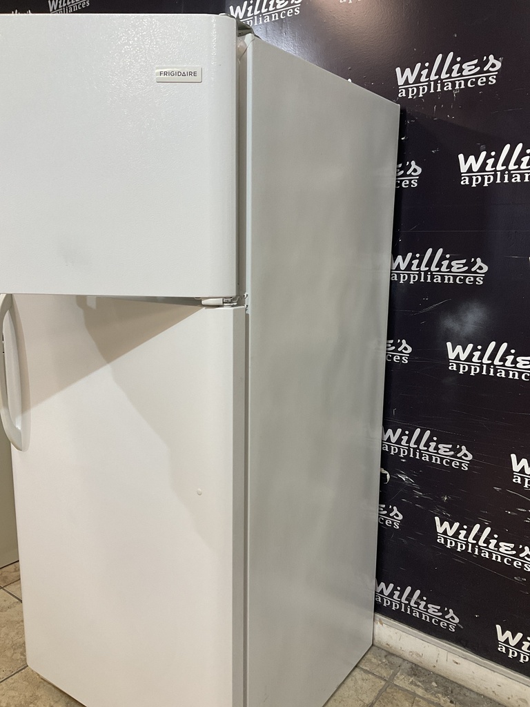 Frigidaire Used Refrigerator Top and Bottom 30x65 1/2” (White) 