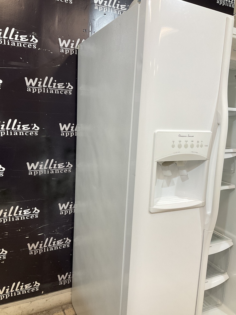 Frigidaire Used Refrigerator Side by Side 36 1/2” x 69” (White) 