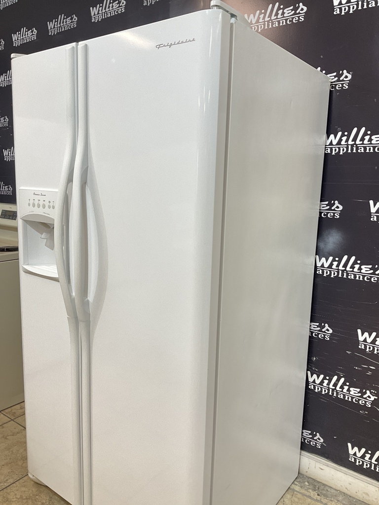 Frigidaire Used Refrigerator Side by Side 36 1/2” x 69” (White) 