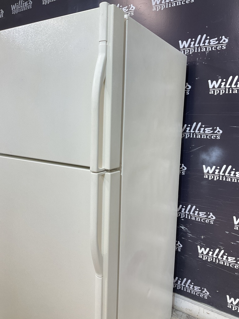 Kenmore Used Refrigerator Top and Bottom 30x65 1/2” (Bisque) 