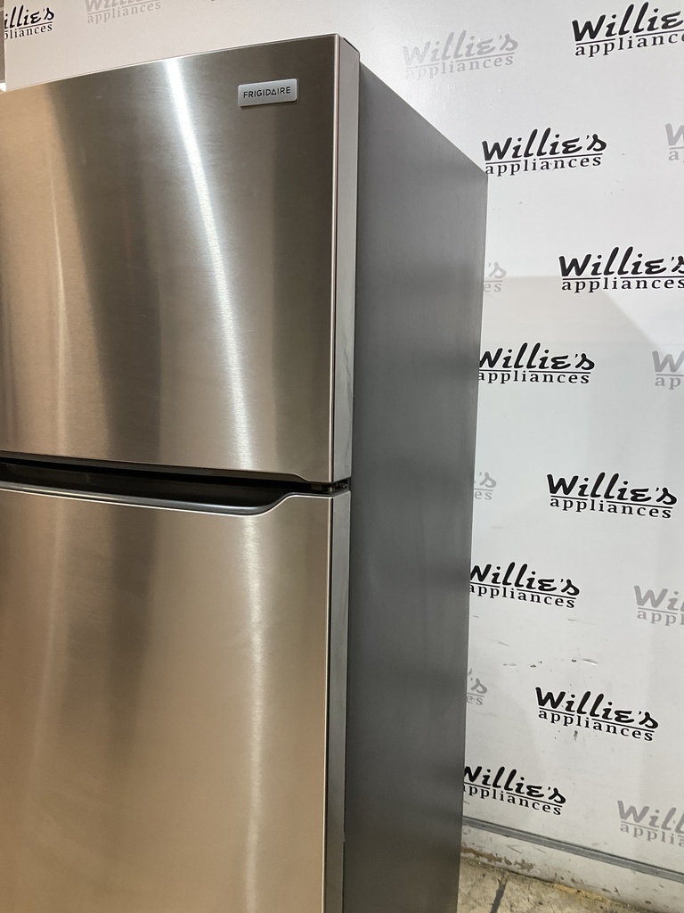 Frigidaire Used Refrigerator Top and Bottom 30x66 (Stainless Steel) 