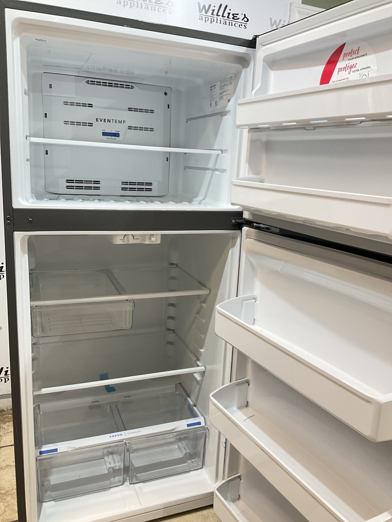 Frigidaire Used Refrigerator Top and Bottom 30x66 (Stainless Steel) 