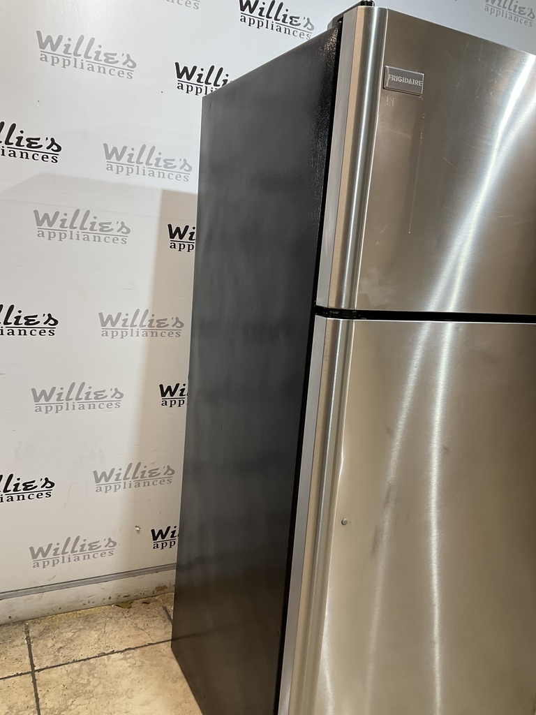 Frigidaire Used Refrigerator Top and Bottom 30x66 (Stainless Steel) 