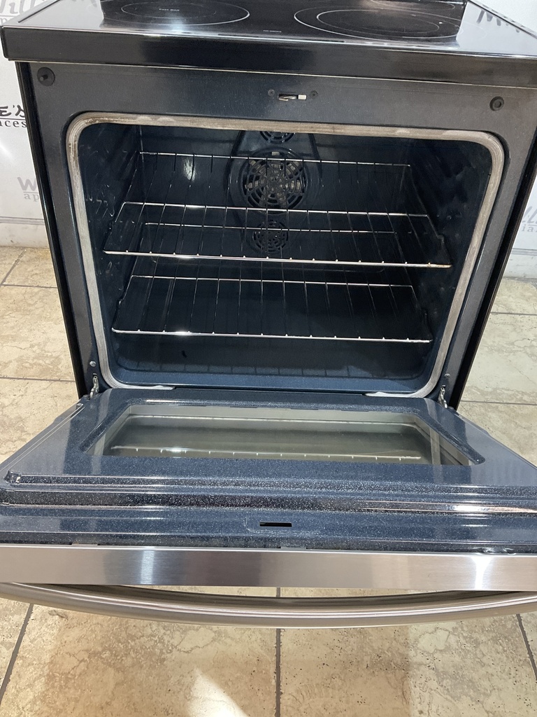 Samsung Used Electric Stove 220volts (40/50 AMP) 30inches {4 prong} (Stainless steel) 