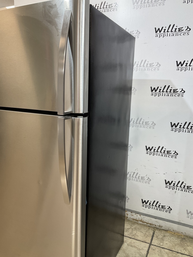 Kenmore Used Refrigerator Top and Bottom 30x65 1/2” (Stainless Steel) 