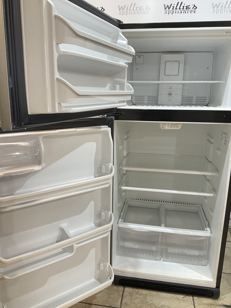 Frigidaire Used Refrigerator Top and Bottom 30x66 (Stainless Steel) 