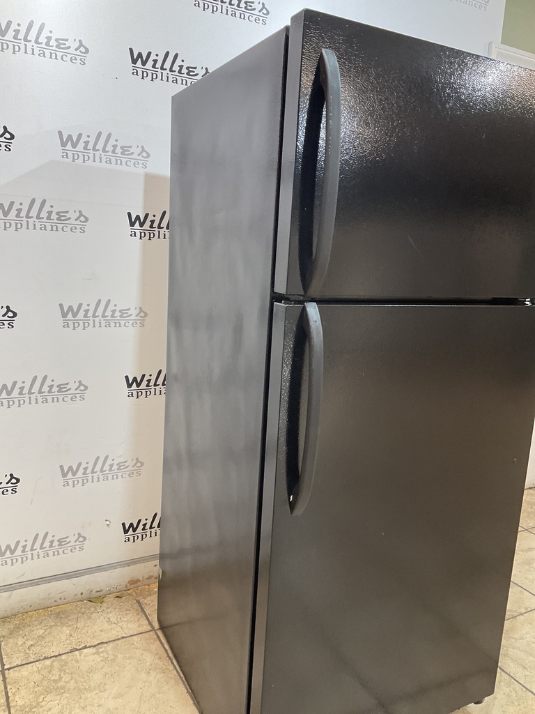 Frigidaire Used Refrigerator Top and Bottom 28x64 1/2” (Black) 