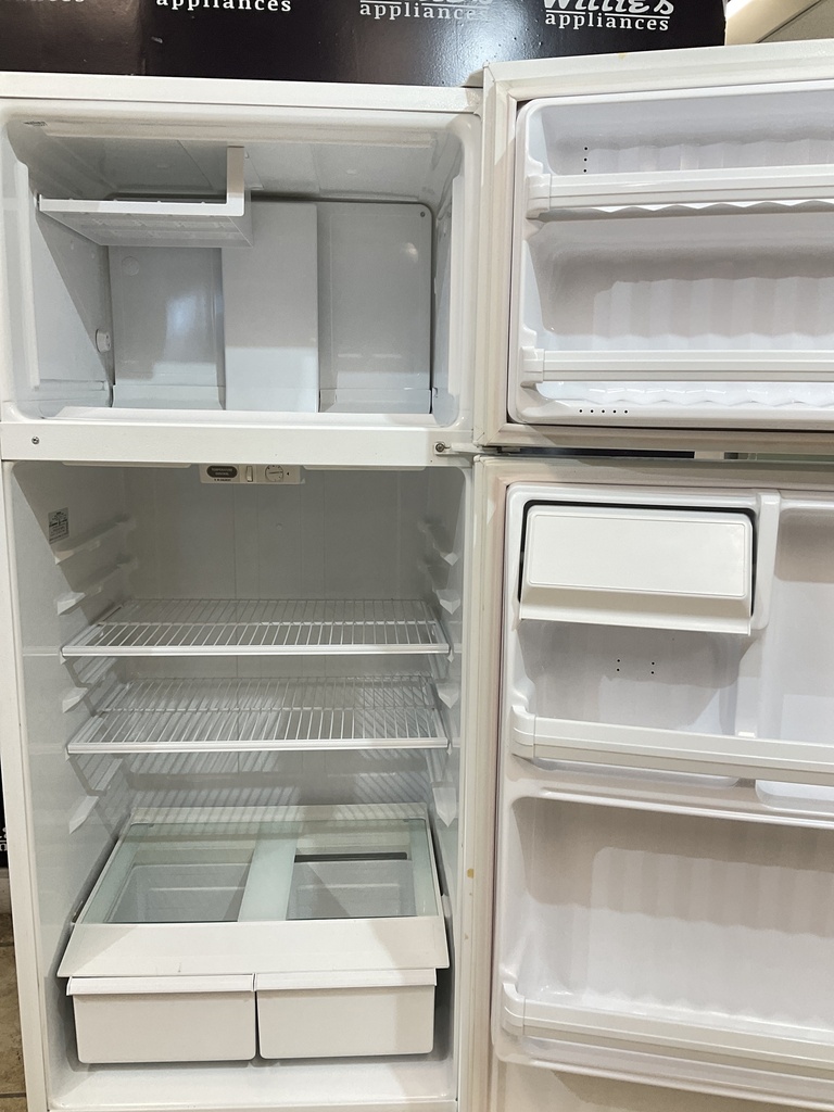 Hotpoint Used Refrigerator Top and Bottom 28x64 1/2” (White) 