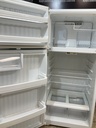 Ge Used Refrigerator Top and Bottom 28x65 1/2” (White) 