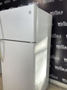 Kenmore Used Refrigerator Top and Bottom 30x65 1/2” (White) 