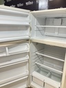 Whirlpool Used Refrigerator Top and Bottom 28x63 (Bisque) 