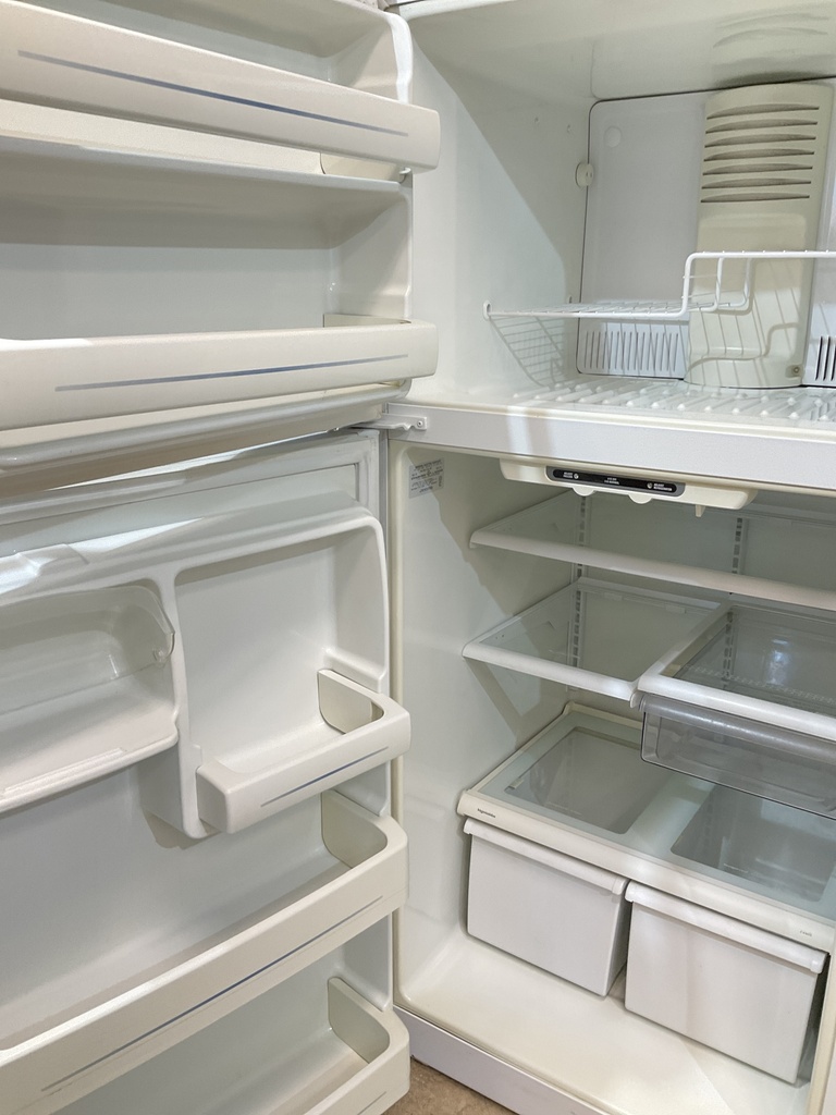 Ge Used Refrigerator Top and Bottom 30x66 (White) 