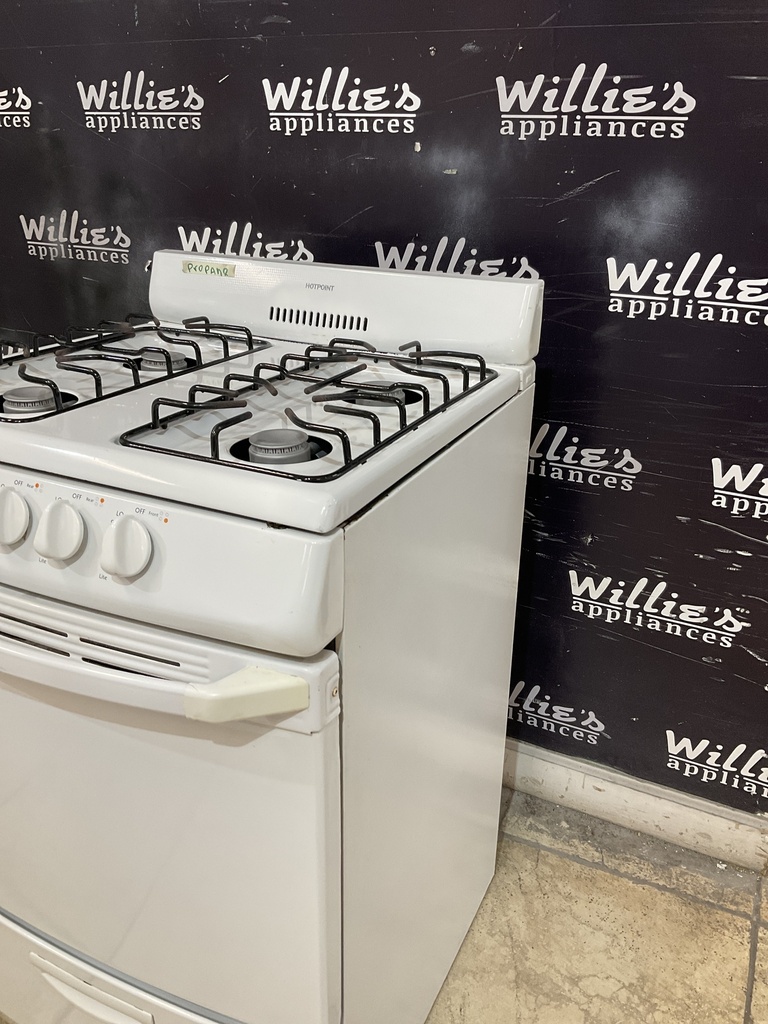 Hotpoint Used Gas Propane Stove 24inches (White) 