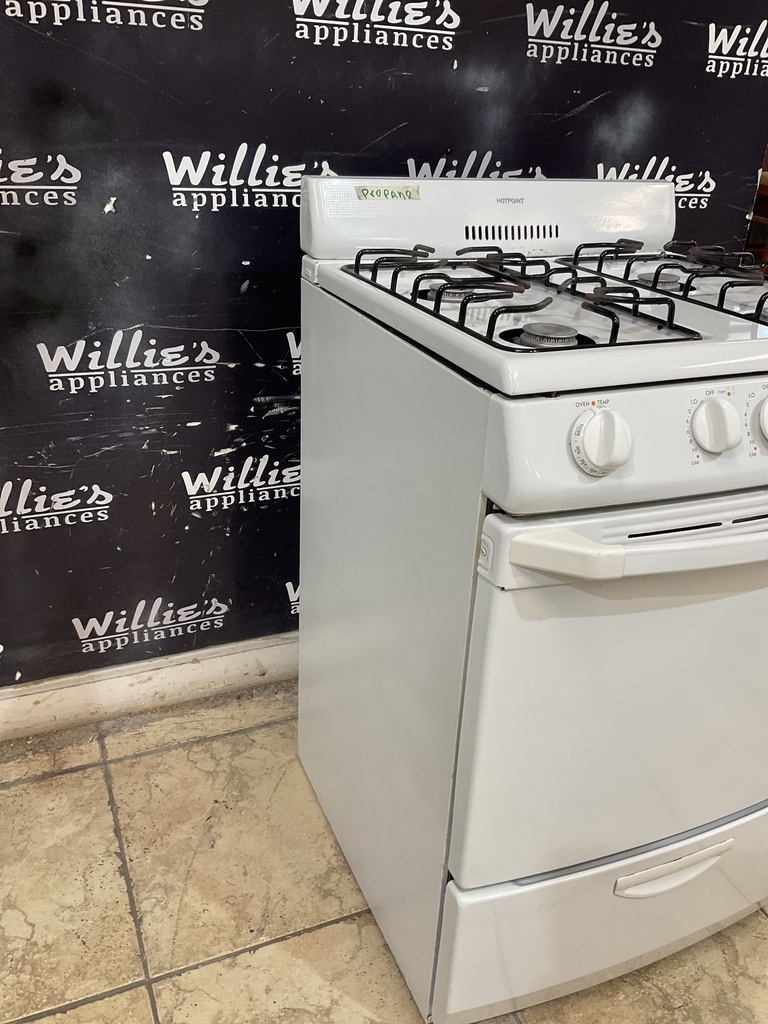 Hotpoint Used Gas Propane Stove 24inches (White) 