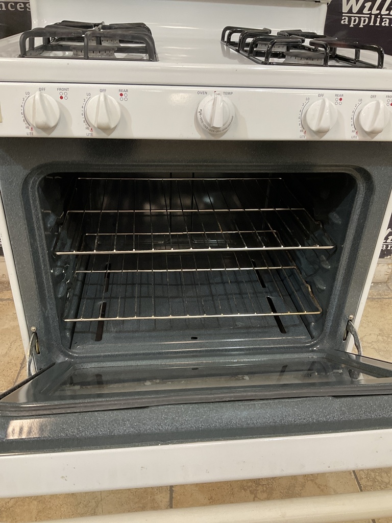Ge Used Gas Propane Stove 30inches (White)